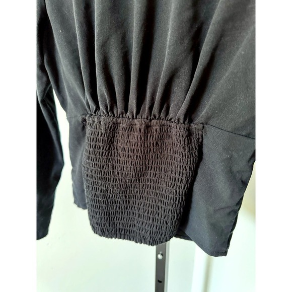 Abercrombie & Fitch Black Long Sleeve Blouse - Picture 6 of 6
